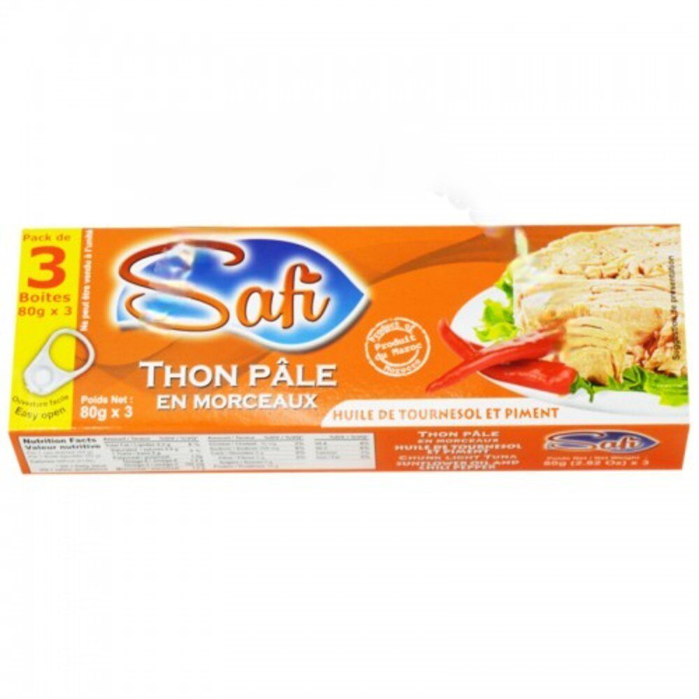 Thon à la sauce piquante SAFI (Pack 3)