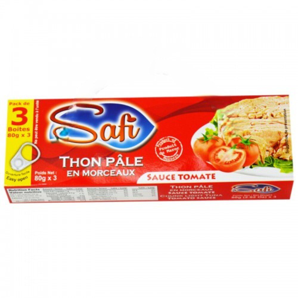 Thon à la sauce tomate SAFI (Pack 3)